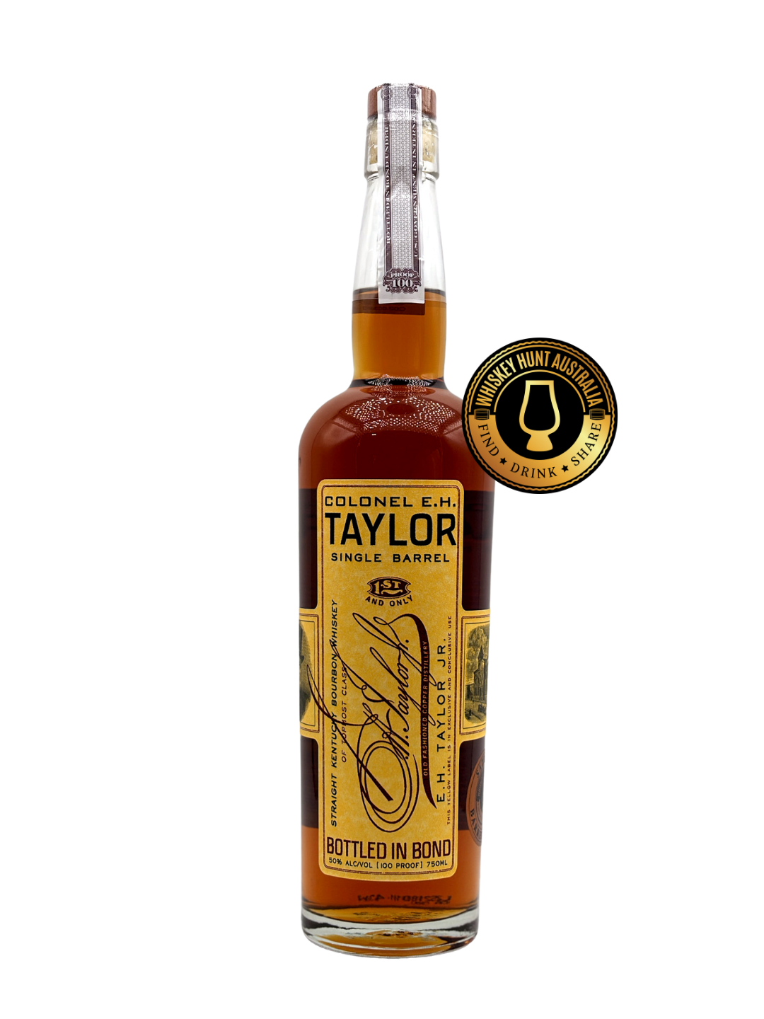 Colonel E.H. Taylor Single Barrel Pick for WHA Bottled In Bond Kentucky Straight Bourbon Whiskey