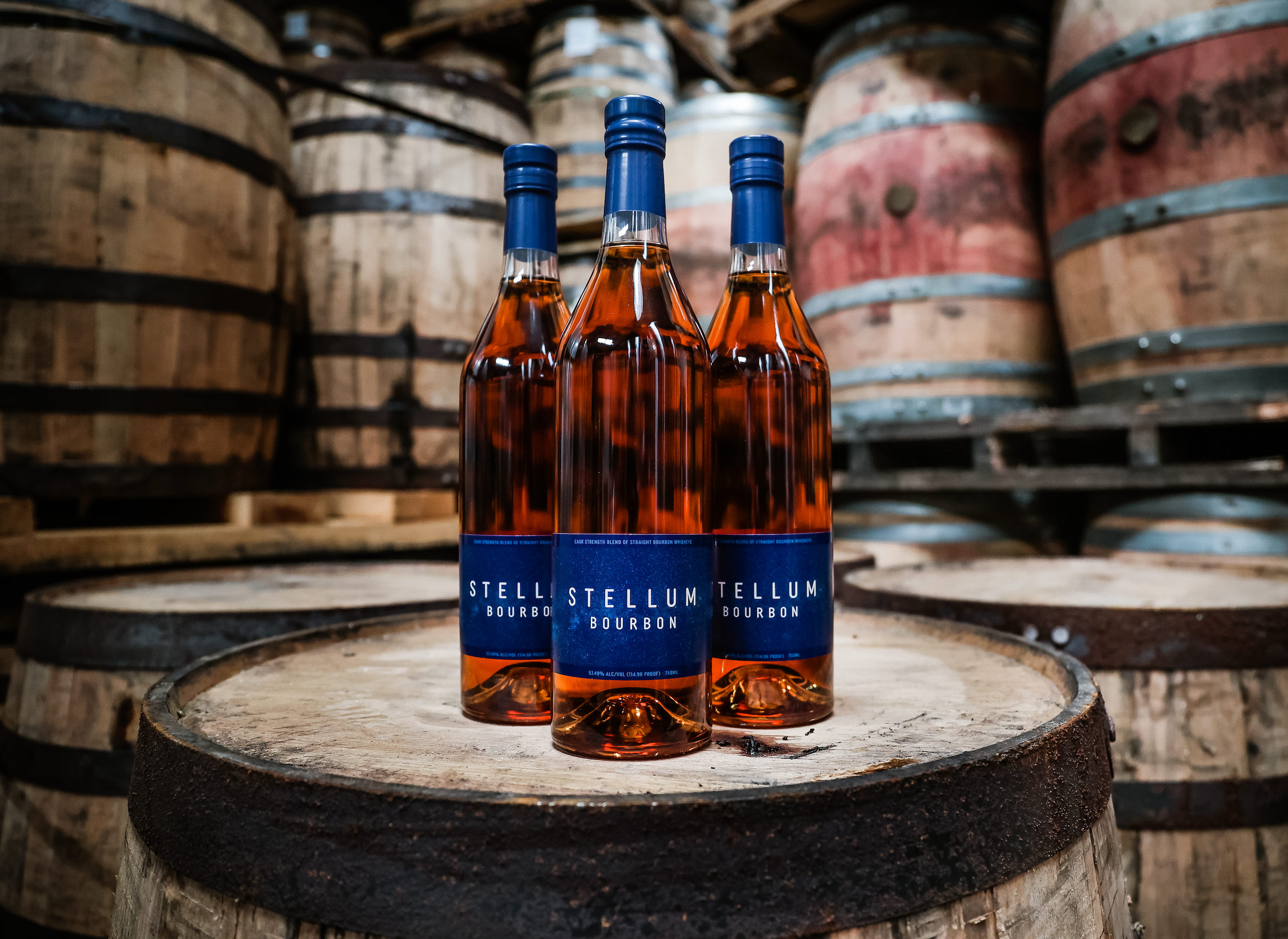 Stellum Bourbon Whiskey 57.49% abv. 750ml