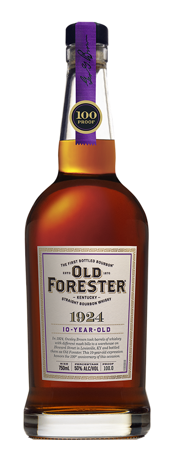 OLD FORESTER 1924 10 YEAR OLD BOURBON WHISKY