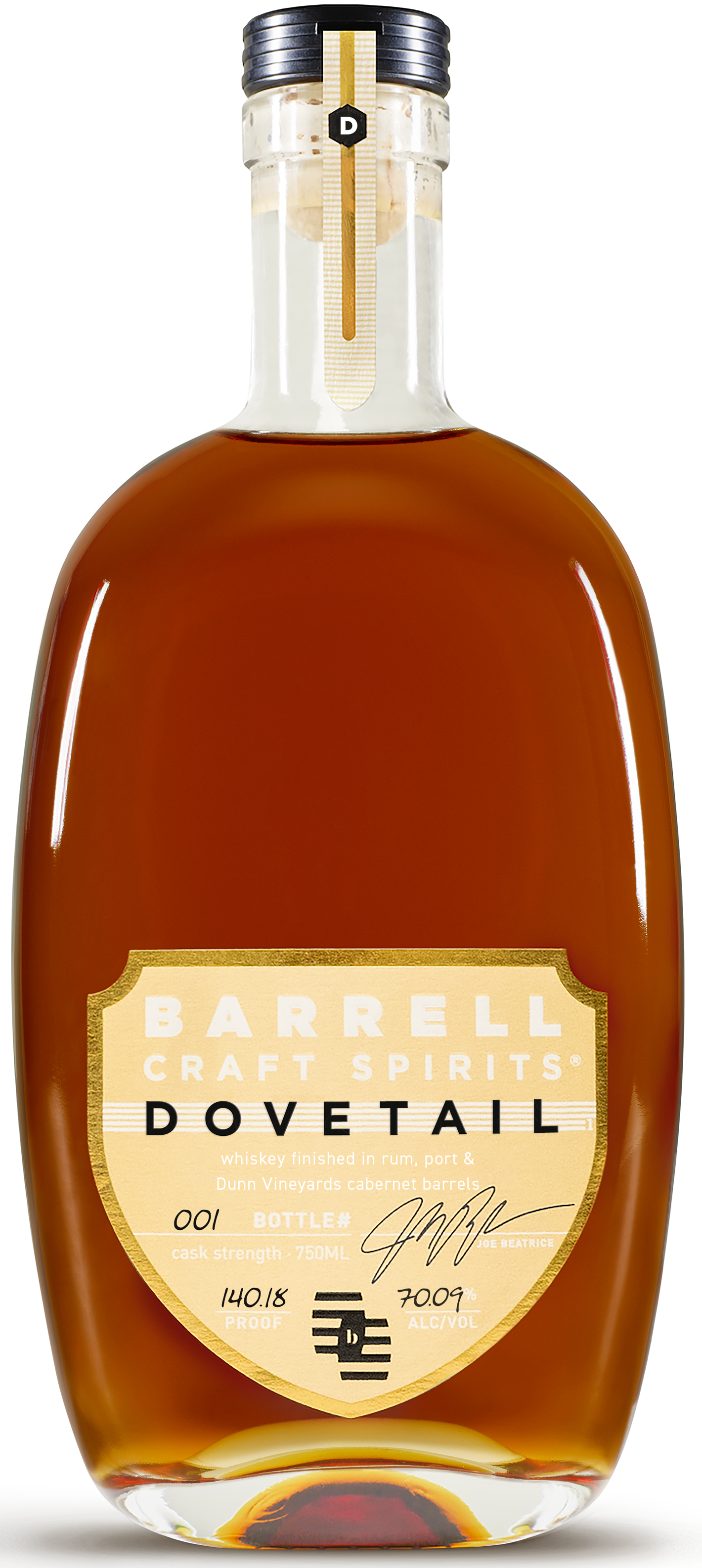 Barrell Gold Label Dovetail 70.09% abv 750ml