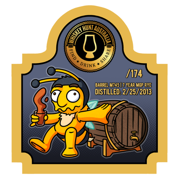 Barrell WHA "The Drunken Bumblebee" Single Barrel Rye Whiskey 750ml 57.83% abv.