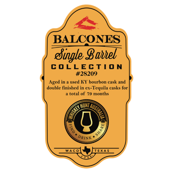 Balcones Single Barrel Whiskey - Whiskey Hunt Australia Select