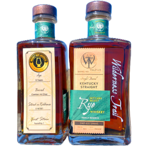 WHA Wilderness Trail Single Barrel Select Sweet Mash Rye Whiskey 55.5% abv. 750ml