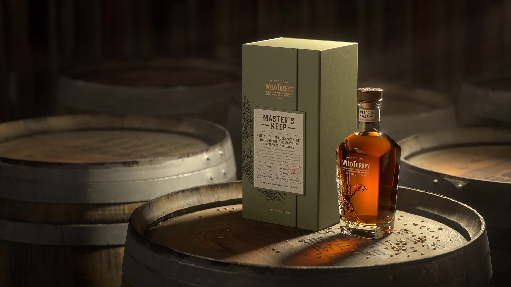 Wild Tukey Master's Keep Unforgotten Whiskey 750ml 52.5% abv.