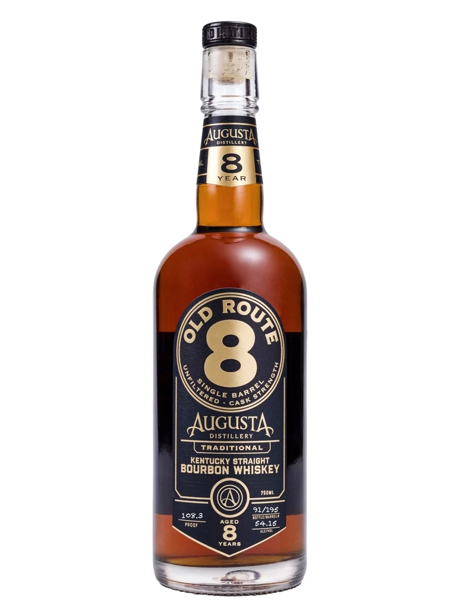 Augusta Old Route 8 Single Barrel 8 Year Old Limited Edition Kentucky Bourbon Whiskey (750ml)