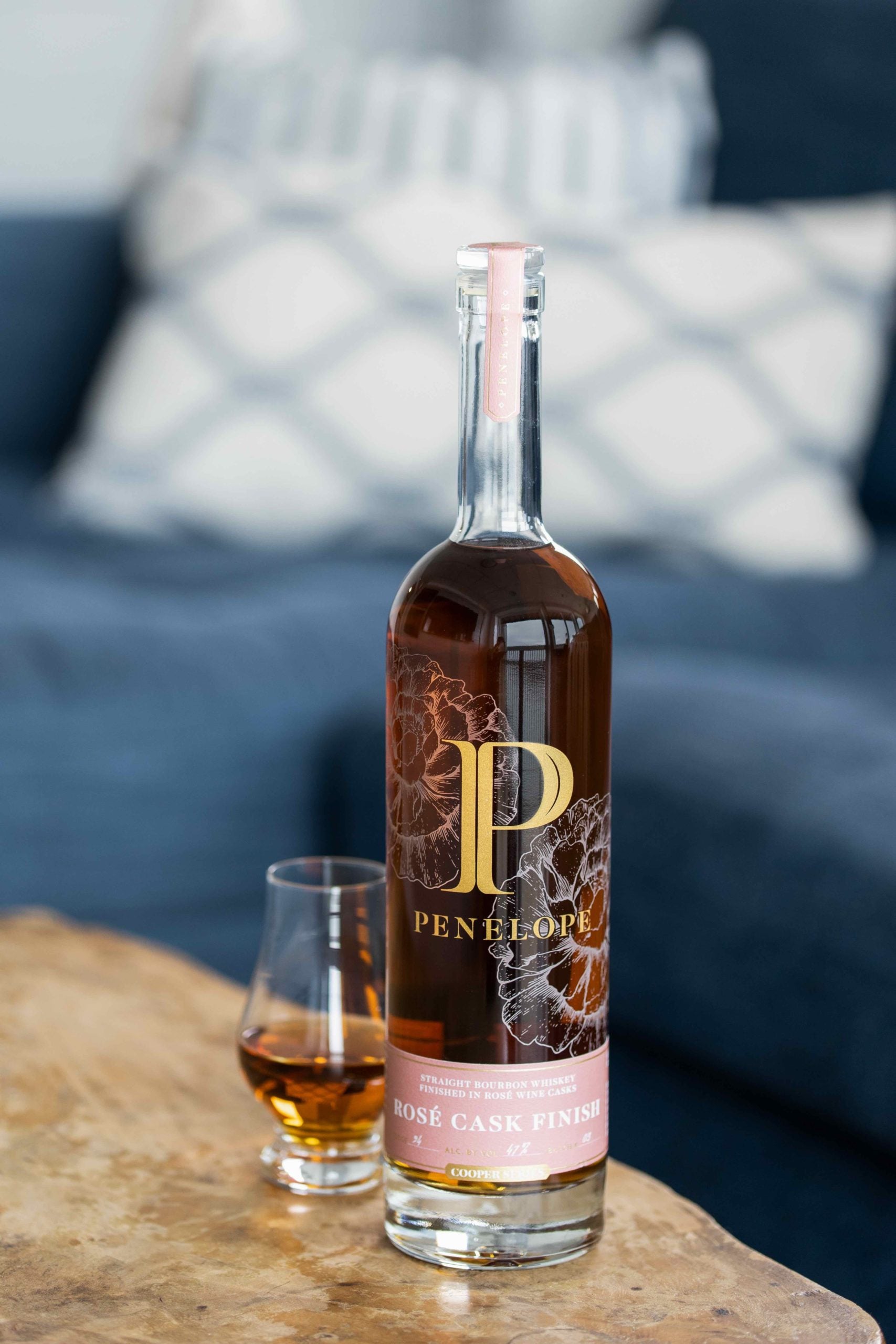 Penelope Bourbon Rosé Cask Finish 750ml 47% abv.