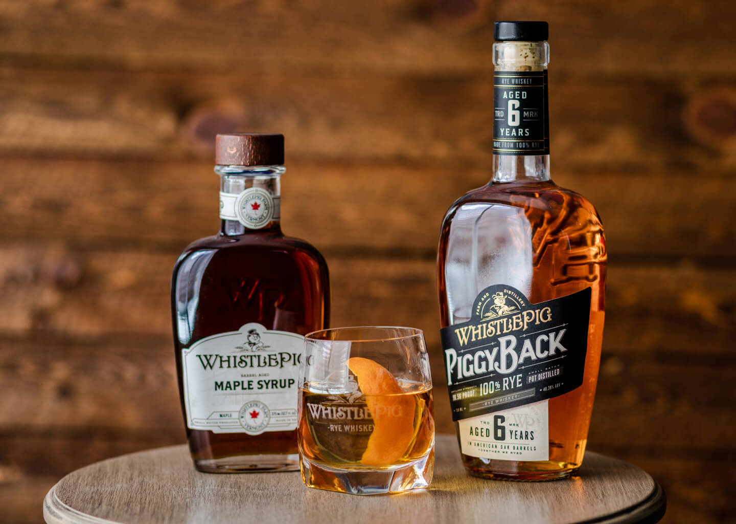 WhistlePig PiggyBack 100% Rye 45% abv.