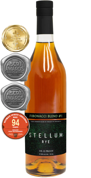STELLUM BLACK FIBONACCI Whiskey 57.56% abv. 750ml
