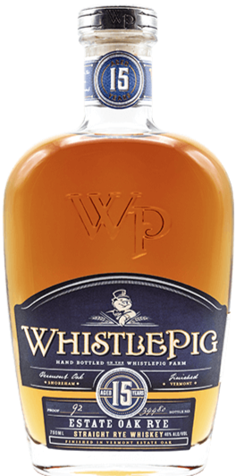 Whistle Pig Vermont Estate Oak 15 Year Old Straight Rye Whiskey (750ml)