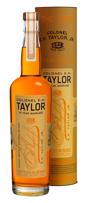 E.H. TAYLOR, JR. 18 YEAR MARRIAGE 50% ABV 750ml Bourbon Whiskey
