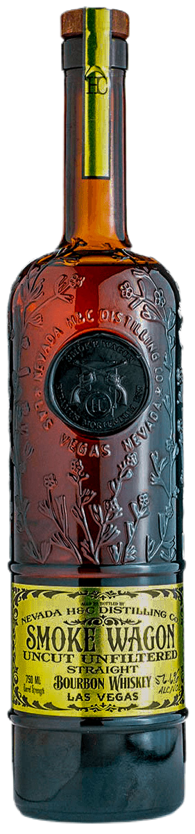 Smoke Wagon uncut unfiltered straight bourbon whiskey Batch 162a 750ml