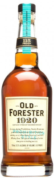 Old Forester 1920 Bourbon Whiskey